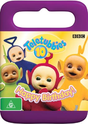 Teletubbies Happy Birthday DVD celebrating 10 years