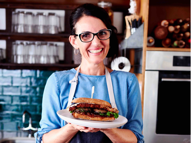 Italian Crumbed Porcini Steak Panino