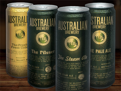 Australian Brewery The Pilsner and The Pale Ale