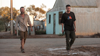 Guy Pearce and Robert Pattinson The Rover