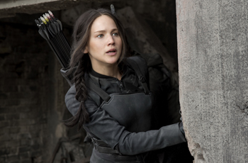Jennifer Lawrence and Liam Hemsworth The Hunger Games: Mockingjay Part 1