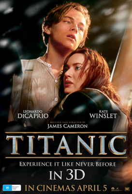Titanic in 3D Movie Tickets