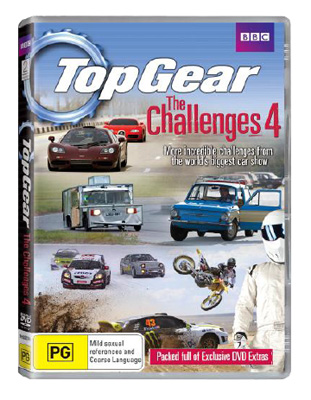 Top Gear -The Challenges 4 DVDs