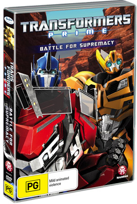 Transformers: Prime - Battle For Supremacy DVDs