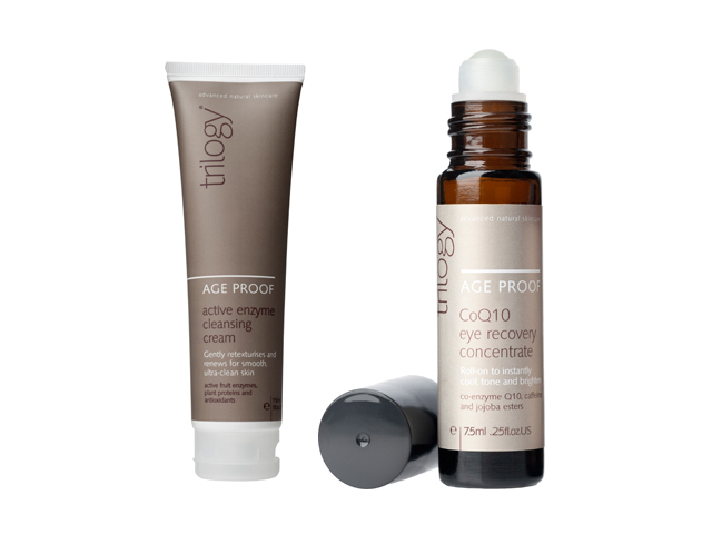 Trilogy Active Enzyme Cleansing Cream & Eye Recovery Concentrate