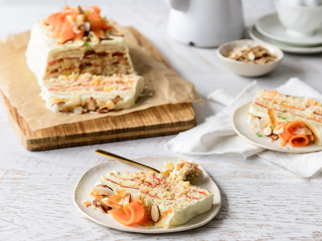 Tropical Papaya Refrigerator Cake