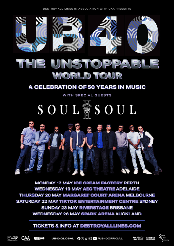UB40 Are Bringing The Unstoppable World Tour To Australia & New Zealand