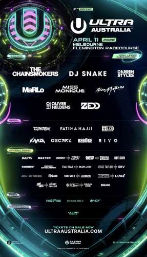Ultra Australia & Ultra Beach Gold Coast Unveil Final Lineup