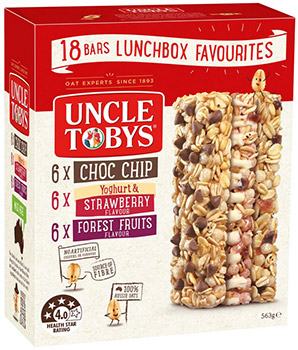 Uncle Tobys Lunchbox Favourites Packs