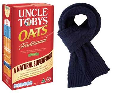 Uncle Tobys Traditional Oats & Scarf