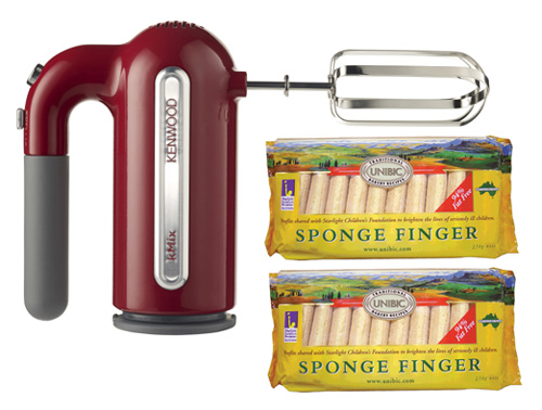 Kenwood Retro Handmixer & Unibic Sponge Fingers