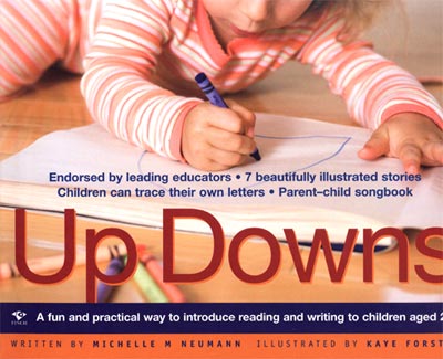 Up Downs a fun and practical way to introduce reading and writing to children