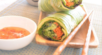 Veganuary Rice Paper Rolls