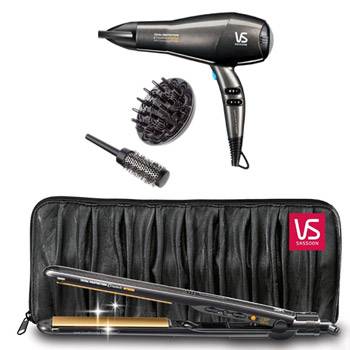 VS Sassoon Total Protection Ceramic Intense Salon Professional AC Dryer and Straightener