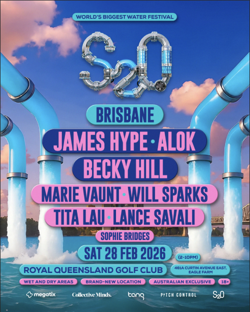 World's Biggest Water-Themed EDM Festival 'S2O' Splashes into Australia in 2026