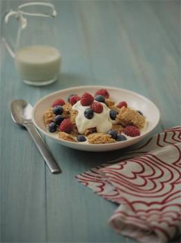 Weet-Bix Berries and Yoghurt