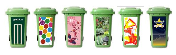 Howzat Wheelie Bin Designs