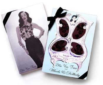 Dita Von Teese in-store Appearance at Wheels & Dollbaby