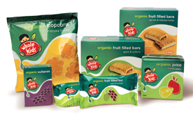 Organic Kids Food Snack Range