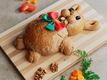 Whole Wheat Bunny Bread