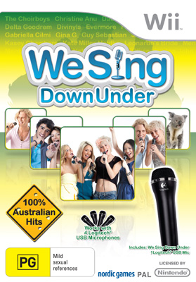 Wii We Sing DownUnder Mic & Game Bundles