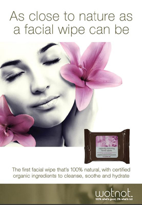 WotNot Naturally Nurturing Facial Wipes