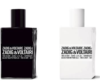 Zadig & Voltaire's This is Him! Eau de Toilette & This is Her! Eau de Parfum