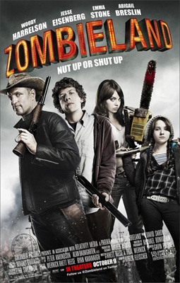 Zombieland Emma Stone, Woody Harrelson & Jesse Eisenberg Interviews